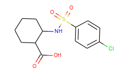 2-(4-CHLOROBENZENESULFONAMIDO)CYCLOHEXANE-1-CARBOXYLIC ACID