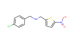 N-(4-Chlorobenzyl)-1-(5-nitrothiophen-2-yl)methanamine