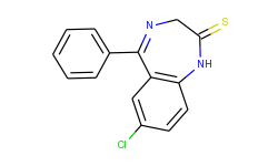 7-Chloro-5-phenyl-1H-benzo[e]-[1,4]diazepine-2(3H)-thione