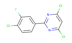 4,6-dichloro-2-(4-chloro-3-fluorophenyl)pyrimidine