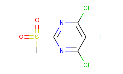 4,6-DICHLORO-5-FLUORO-2-(METHYLSULFONYL)PYRIMIDINE