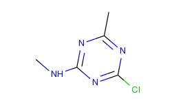 1,3,5-Triazin-2-amine, 4-chloro-N,6-dimethyl-