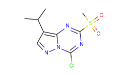 4-Chloro-8-isopropyl-2-(methylsulfonyl)pyrazolo[1,5-a][1,3,5]triazine