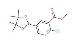 Methyl 2-chloro-5-(tetramethyl-1,3,2-dioxaborolan-2-yl)pyridine-3-carboxylate