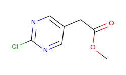 5-Pyrimidineacetic acid, 2-chloro-, methyl ester