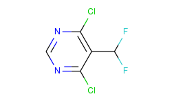 4,​6-​Dichloro-​5-​(difluoromethyl)​pyrimidine