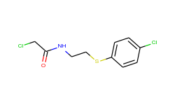 2-chloro-N-{2-[(4-chlorophenyl)thio]ethyl}acetamide