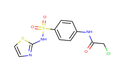 2-chloro-N-{4-[(1,3-thiazol-2-ylamino)sulfonyl]phenyl}acetamide