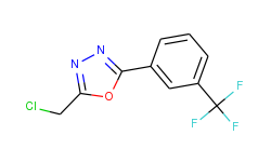 2-(CHLOROMETHYL)-5-[3-(TRIFLUOROMETHYL)PHENYL]-1,3,4-OXADIAZOLE