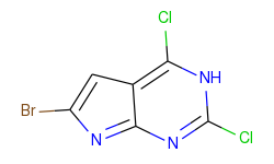 6-Bromo-2,4-dichloro-3H-pyrrolo[2,3-d]pyrimidine