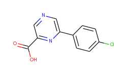 6-(4-Chlorophenyl)pyrazine-2-carboxylic Acid