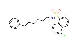 N-(6-Phenylhexyl)-5-chloro-1-naphthalenesulfonamide