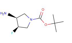 cis-1-Boc-3-amino-4-fluoropyrrolidine