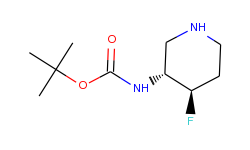 tert-butyl N-[trans-4-fluoropiperidin-3-yl]carbamate