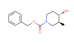 (3S,4s)-benzyl 3-fluoro-4-hydroxypiperidine-1-carboxylate