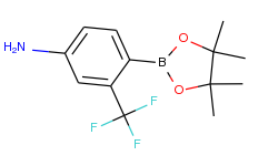 3-(trifluoromethyl)-4-(4,4,5,5-tetramethyl-1,3,2-dioxaborolan-2-yl)benzeneamine