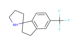 5-(trifluoromethyl)-2,3-dihydrospiro[indene-1,2'-pyrrolidine]