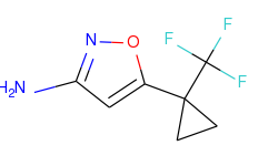 5-(1-Trifluoromethyl-cyclopropyl)-isoxazol-3-ylamine