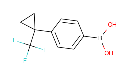 4-(1-(trifluoromethyl)cyclopropyl)phenylboronic acid