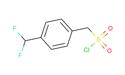 [4-(difluoromethyl)phenyl]methanesulfonyl chloride