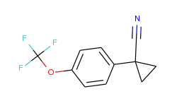 1-(4-(TRIFLUOROMETHOXY)PHENYL)CYCLOPROPANECARBONITRILE