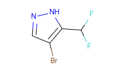 4-Bromo-5-(difluoromethyl)-1H-pyrazole