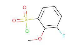 3-fluoro-2-methoxy-benzenesulfonyl chloride