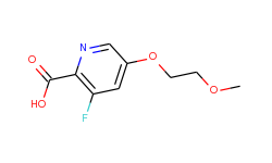 3-FLUORO-5-(2-METHOXYETHOXY)PYRIDINE-2-CARBOXYLIC ACID