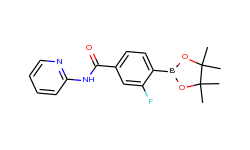 Benzamide, 3-fluoro-N-2-pyridinyl-4-(4,4,5,5-tetramethyl-1,3,2-dioxaborolan-2-yl)-