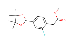 3-FLUORO-4-(METHOXYCARBONYLMETHYL)BENZENEBORONIC ACID PINACOL ESTER