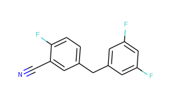 5-(3,5-difluorobenzyl)-2-fluorobenzonitrile