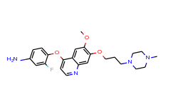 3-fluoro-4-(6-methoxy-7-(3-(4-methylpiperazin-1-yl)propoxy)quinolin-4-yloxy)aniline