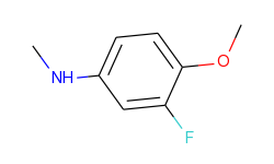 3-fluoro-4-methoxy-N-methyl aniline