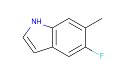 1H-Indole, 5-fluoro-6-methyl-