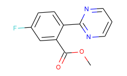 methyl 5-fluoro-2-(pyrimidin-2-yl)benzoate