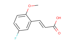 5-Fluoro-2-Methoxycinnamic Acid