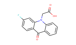 10(9H)-Acridinacetic acid, 3-fluoro-9-oxo-