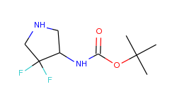 tert-butyl 4,4-difluoropyrrolidin-3-ylcarbamate