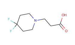 1-Piperidinepropanoic acid, 4,4-difluoro-