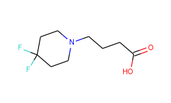 1-Piperidinebutanoic acid, 4,4-difluoro-