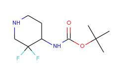 tert-butyl 3,3-difluoropiperidin-4-ylcarbamate