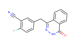 2-Fluoro-5-[(4-oxo-3,4-dihydrophthalazin-1-yl)methyl]benzonitrile