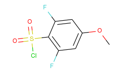 2,6-difluoro-4-methoxybenzenesulfonyl chloride