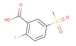 2-Fluoro-5-methanesulfonyl benzoic acid