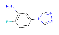 2-Fluoro-5-[1,2,4]triazol-4-yl-phenylamine