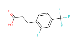 3-[2-FLUORO-4-(TRIFLUOROMETHYL)PHENYL]PROPIONIC ACID