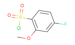 4-FLUORO-2-METHOXYBENZENE-1-SULFONYL CHLORIDE