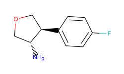 (3S,4S)-4-(4-Fluorophenyl)oxolan-3-amine