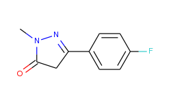 2,4-DIHYDRO-5-(4-FLUOROPHENYL)-2-METHYL-3H-PYRAZOL-3-ONE