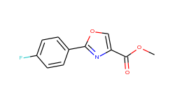 4-Oxazolecarboxylic acid, 2-(4-fluorophenyl)-, methyl ester